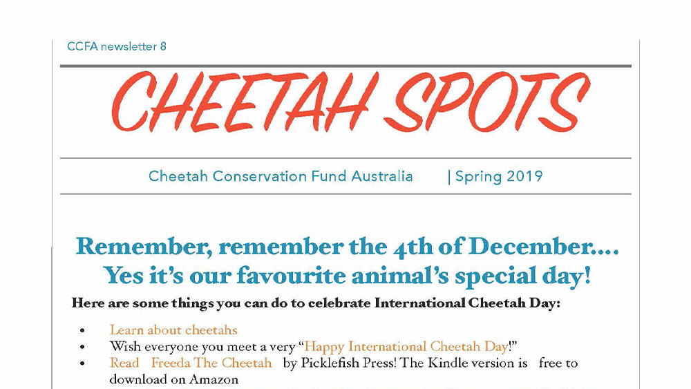 Cheetah Spots – Issue 8