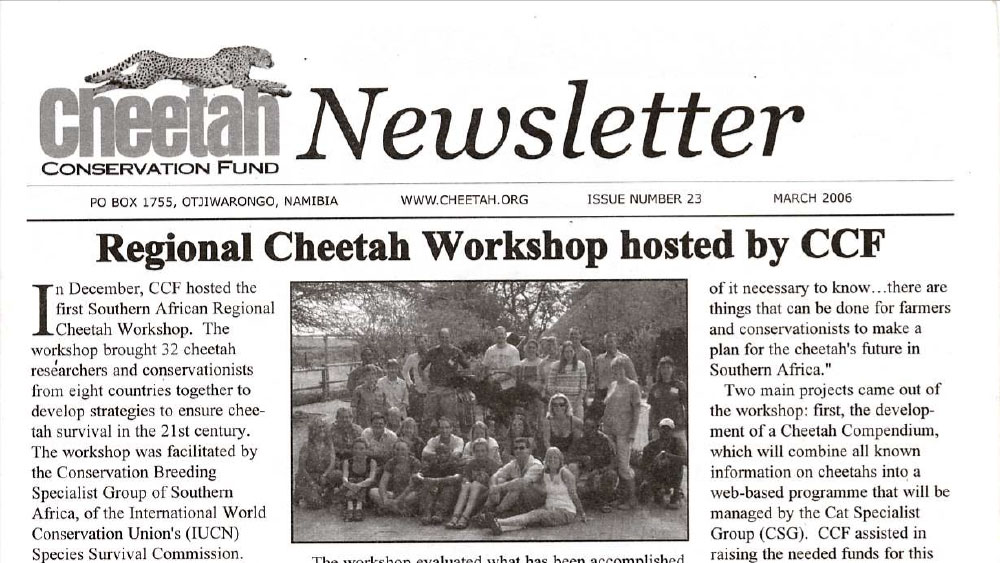 CCF Newsletter No. 23 – March 2006